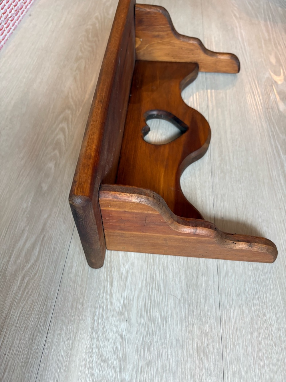 18” Cottagecore Wooden Heart Wall Shelf🤎✨ - Picture 2 of 14